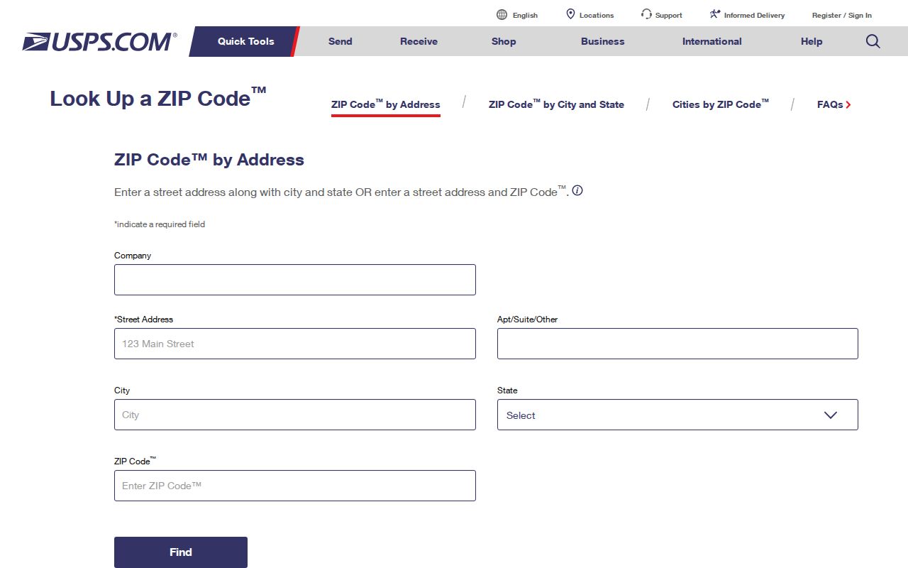 Whittier ZIP code directory USPS address lookup
